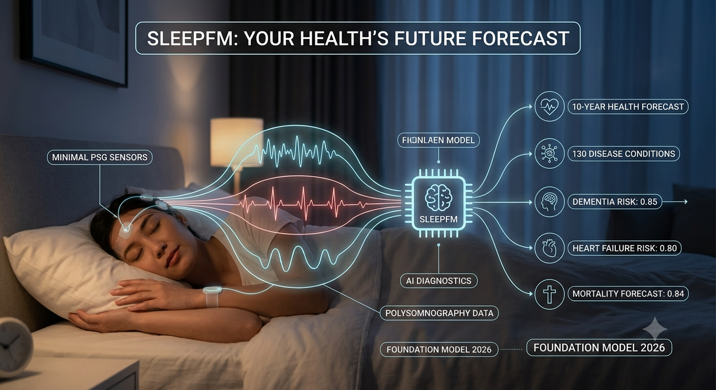 SleepFM: Predictive Health via AI Foundation Models, Explained